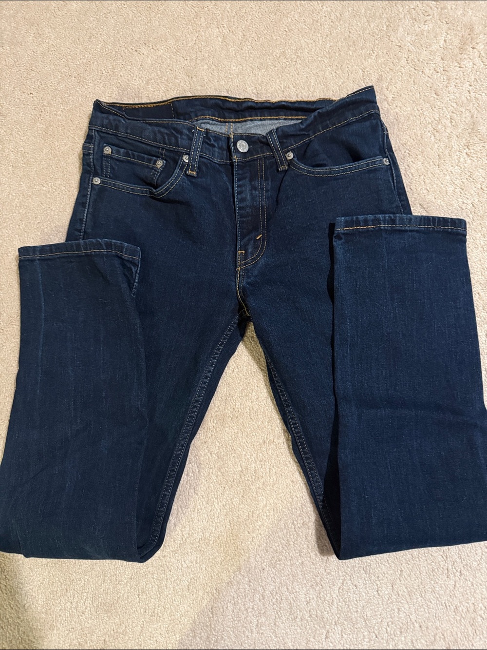 Levi's 511 Slim Fit Men's Deep Indigo Jeans - Picture 2 of 10